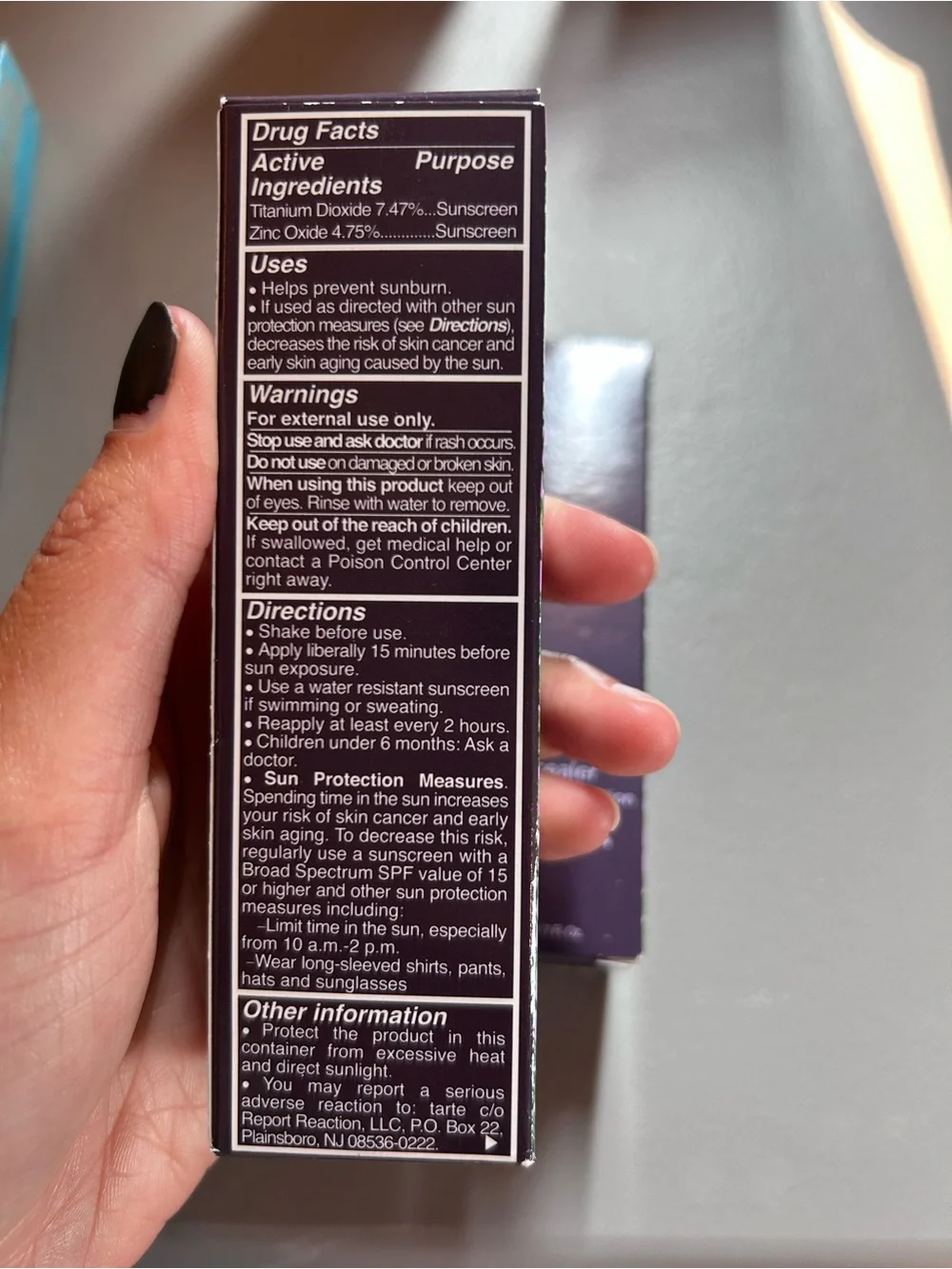tarte Foundcealer Liquid Foundation - Medium-Tan Honey, Purple & Gold Accents